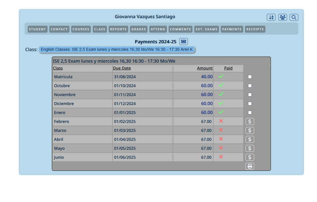 Payments