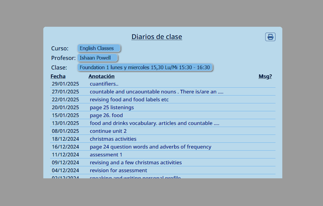 Student Data