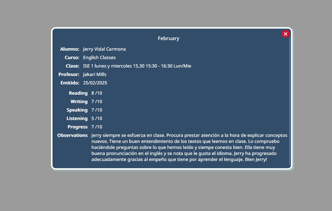 Student Data